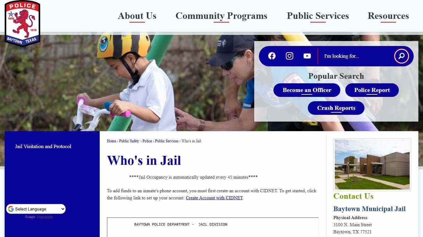 Who's in Jail | Baytown, TX